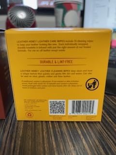 Leather Honey Leather Cleaner Wipes: Clean Leather On-The-Go. Cleaning Wipes for Leather, Faux & Vinyl - Couches, Car Seats, Purses, Shoes, Bags & Tack. Safe for Any Color. 10 Non-Toxic, Ready-to-Use