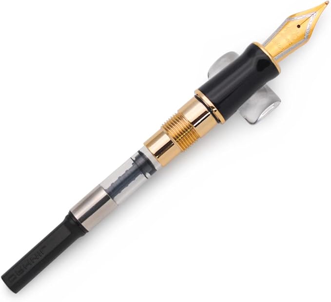 JINHAO 100 Fountain Pen with Ink Converter (Medium Nib 0.7mm, Galaxy Blue-A)