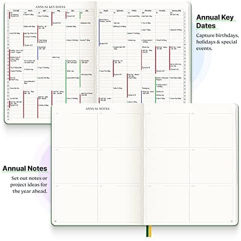 Roterunner 2025 Purpose Planner Notebook B5 7.5'x9.8' Undated Daily Weekly Monthly Productivity Goal Setting Tool for Work Home ADHD Planner Adult Self Care Journal (Purple Hardcover)