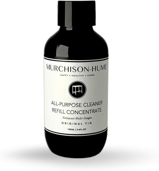 Murchison-Hume All-Purpose Cleaner – Natural, Non-Toxic, Safe on All Surfaces – Plant-Based Multi-Surface Cleaner for Kitchen, Bathroom & Home – Refill, makes 2 17 oz bottles, Original Fig