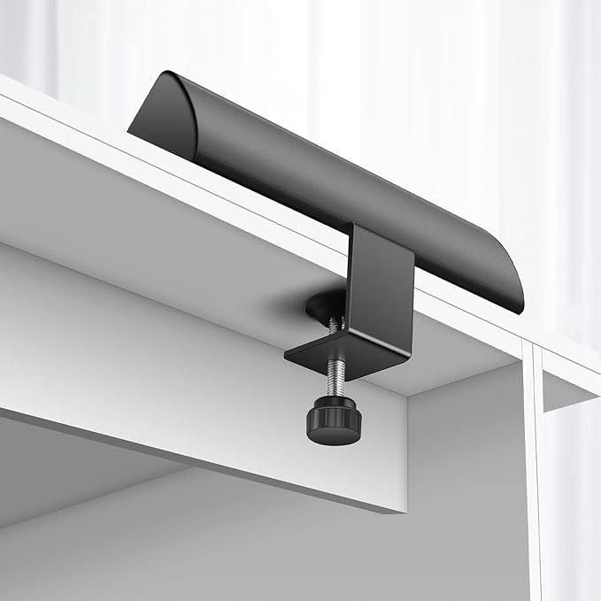 Jgstkcity Desk Clamp Power Strip,40W Total Fast Charging Station,2 PD 20W USB C Ports,Desk Edge Mount Surge Protector for Home, Office,3 Outlets,Fit 1.96" Tabletop Edge,ETL Listed