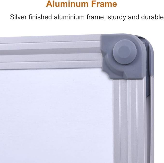 60" x 40" Magnetic Dry Erase Whiteboard with Pen Tray | Large Wall Mounted Aluminum Frame White Board for Office, Classroom & Home | Premium Presentation Board with Smooth Writing Surface