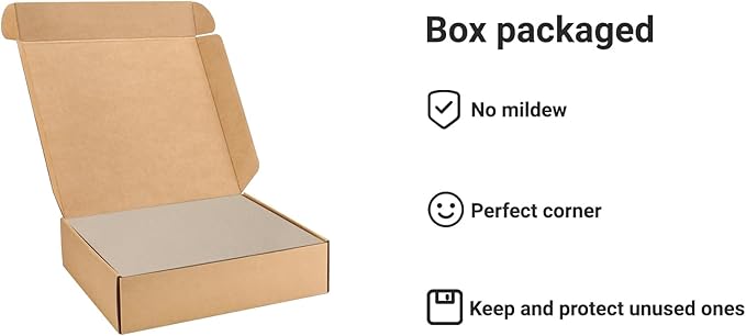 25 Pcs Book Board, Binder Board, Cover Board, Heavy Duty Chipboard for Book Binding, DIY Cardboard (Gray, 12 x 12 Inch 100PT)