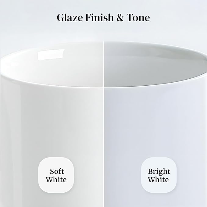 DOWAN Ceramic Butter Dish, Extra Large Butter Keeper for Countertop or Fridge, Airtight Butter Container with Wooden Lid, Farmhouse Kitchen Decor and Accessories, Freezer Safe, Soft White