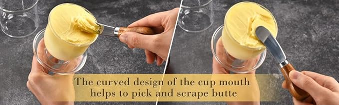 Butter Crock, Elegant Crystal Glass French Butter Dish for Fresh Spreadable Butter, Butter Keeper, Glass Butter Keeper to Leave On Counter, Transparent