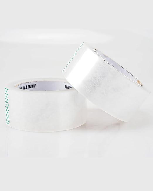Packing Tape Refills, Clear, Packaging Tape Heavy Duty Designed for Moving, Shipping and Packing, Mailing,1.88" x 60 yds, 2 Rolls
