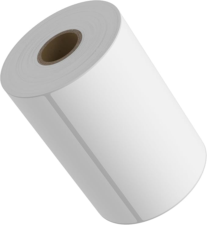 9527 Product 4" x 6" Thermal Labels for Zebra Rollo Direct Thermal Printers, 1 Roll 250 Labels Blank Direct Thermal Shipping Label
