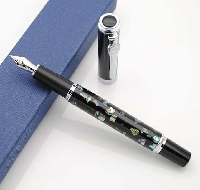 JINHAO 8802 Fountain Pen F Nib (Shell Carving - 2)