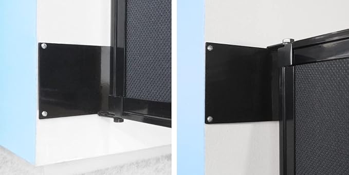 Wall-Mounted Sliding StraightWall Room Divider | Adjustable Widths | Locking Wheels | Room Separator | Up to 11'3" Wide x 6' Tall Latte Fabric Panels