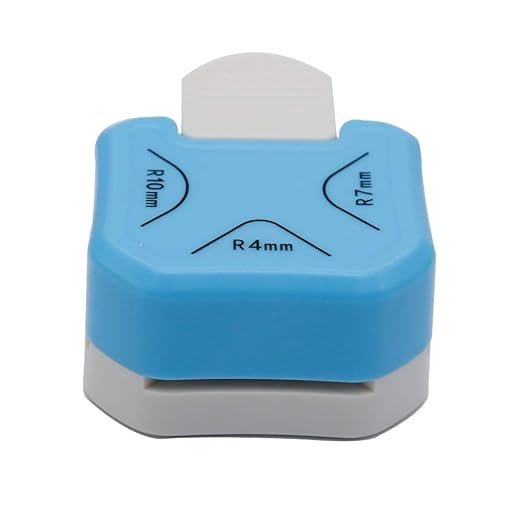 QIQQIKIN Paper Corner Rounder 3 in 1 (R4mm+R7mm+R10mm), Punches for Crafts, Cutter ,Envelope Punch Board ,Hole Puncher, Laminate, DIY Projects, Photo Cutter,Card Making Scrapbooking and Journaling