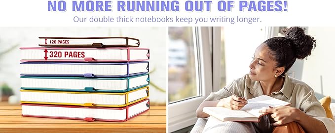 Lined Notebook Journal for Women Men, 312 Numbered Pages B5 Thick Leather Journals for Writing, Daily Diary Journal for Work School, Hardcover College Ruled Notebook, Butterfly Flower Notebook, Red