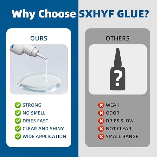 SXhyf Welding High-Strength Oily Glue - 2 Packs Ceramic Glue, Super Glue for Porcelain and Pottery Repair, Glass, Metal, Plastic, Wood, Leather, Crafts, Tile, Rubber and More, 3.52 oz (100 Gram)