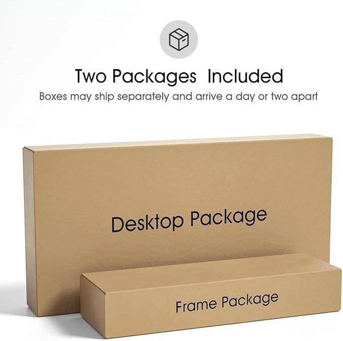 FEZIBO One-Piece Standing Desk Adjustable Height Stand up Home Office Desk, 55x24 Inch Electric Standing Computer Desk, with 4 Memory Presets, Fixable casters, Black Walnut
