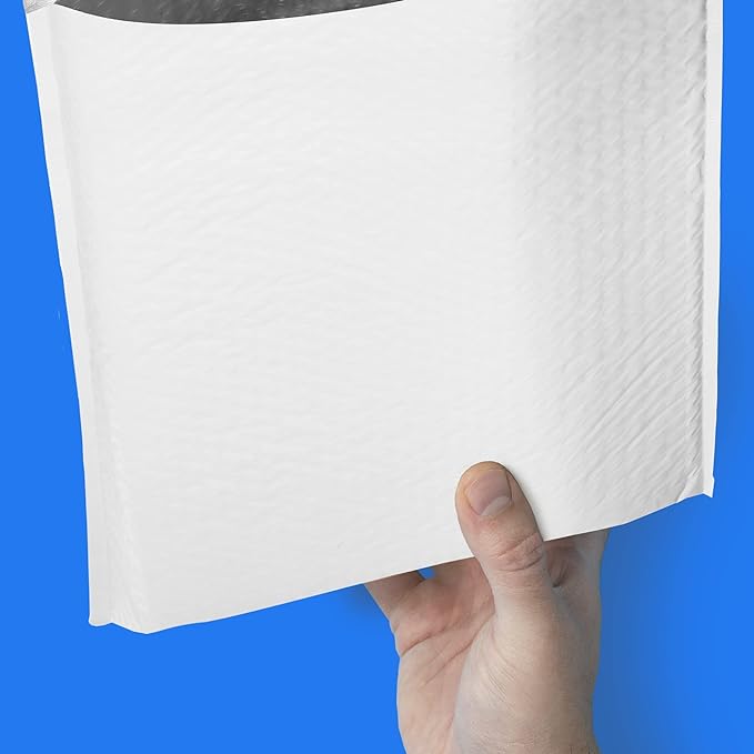 The Boxery 12.5x19''|#6 Poly Bubble Mailers- 50 Pack, Padded Envelopes, Self Seal, Waterproof Shipping Bags, Padded Mailers for Shipping & Packaging