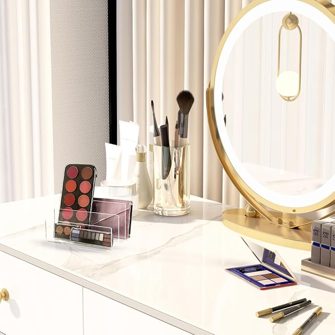 1 Pcs Acrylic Mile Sorter for Desk, 2 Upright Compartments Desk Mail Organizer, Acrylic Mail File Organizer Sorters for Envelope Paper Document, Clear Files Sorter for Office Home, Vertical