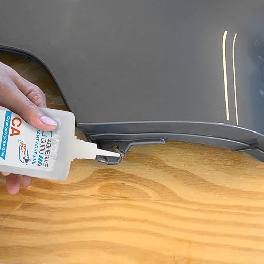 Adhesive Guru CA Glue with Activator Woodworking (12 x 0.9 oz - 12 x 3.38 fl oz) Ca Glue for Woodworking, Cyanoacrylate Glue and Activator (12 Pack)