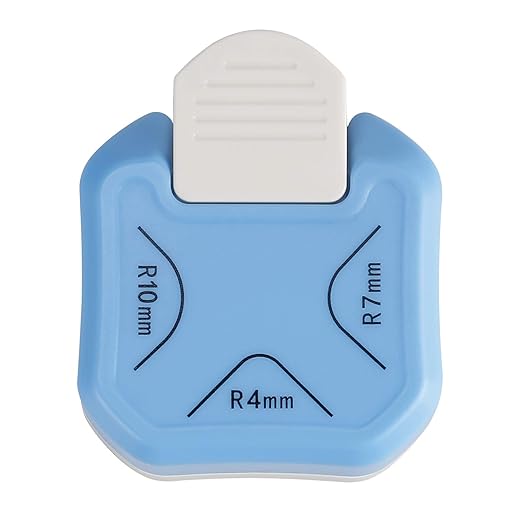 MyArTool 3 in 1 Corner Rounder Punch, 4mm, 7mm, 10mm 3 Way Corner Cutter for Paper Crafts, Laminate, DIY Projects, Photo Corner, Card Making and Scrapbooking