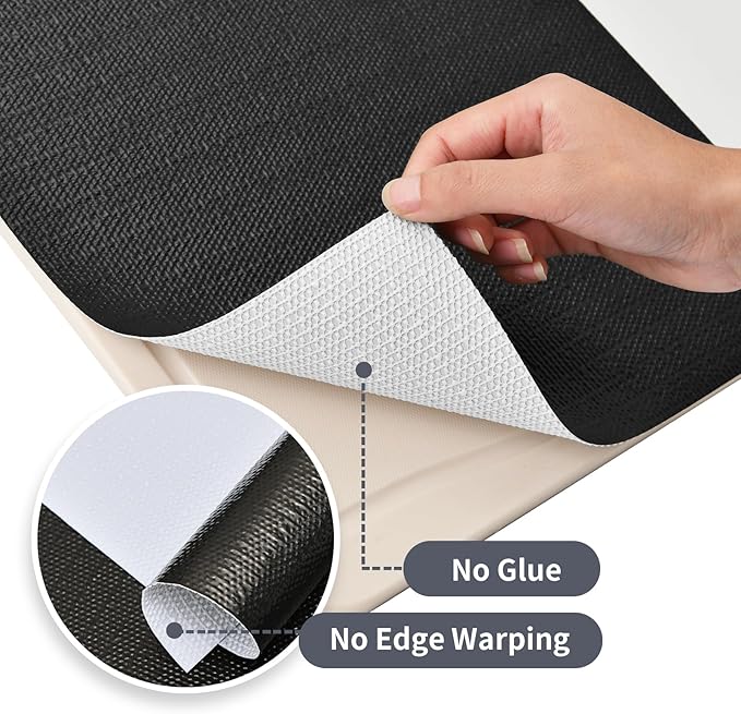 Shelf Liners for Kitchen Cabinets 12in x 30FT Non Adhesive Drawer Liner Gray Quatrefoil Thickened Shelf Liner Paper Strong Non-Slip Easy to Clean for Tool Box Refrigerator with Knife and Tape Measure