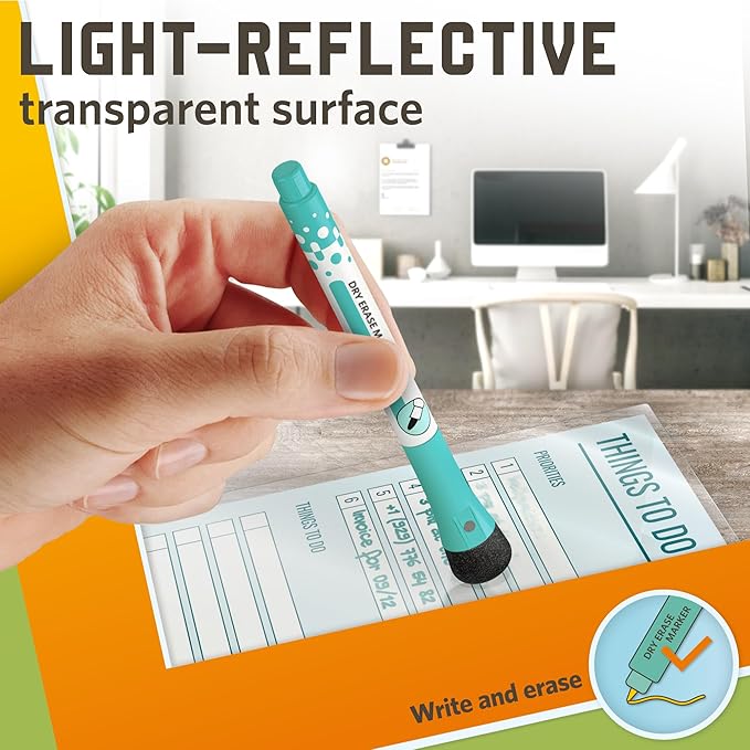50 Pack Thermal Laminating Pouches 9ā x 14.5ā, 3 Mil Thick, Suited for Legal Size Laminating Sheets 8.5 x 14