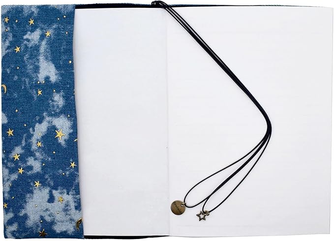 BLBMH A5 Book Covers for Paperbacks Book Cover Fit for 5.5x8.3 inch Adjustable Book Sleeve Cover for A5 Diary Books Fabric Softcover Protector for Notebook - Denim