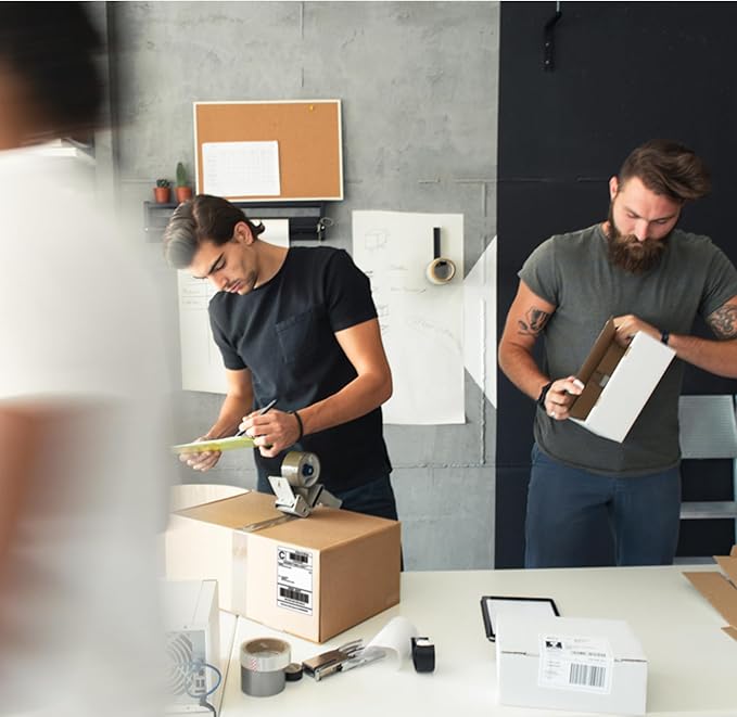 L LIKED Thermal Direct 4"X6" Shipping Label with Perforated Rolls of 150 Labels Great Use for Postage, Mailing & Shipping Labels -1 Rolls