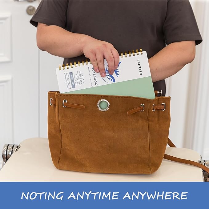 Spiral Notebook, Hardcover B5 College Ruled Notebooks, 300 Pages Notebooks for Work and School, 110 GSM Thick Papers Journals for Writing, Office Supplies for Women and Men Green B5