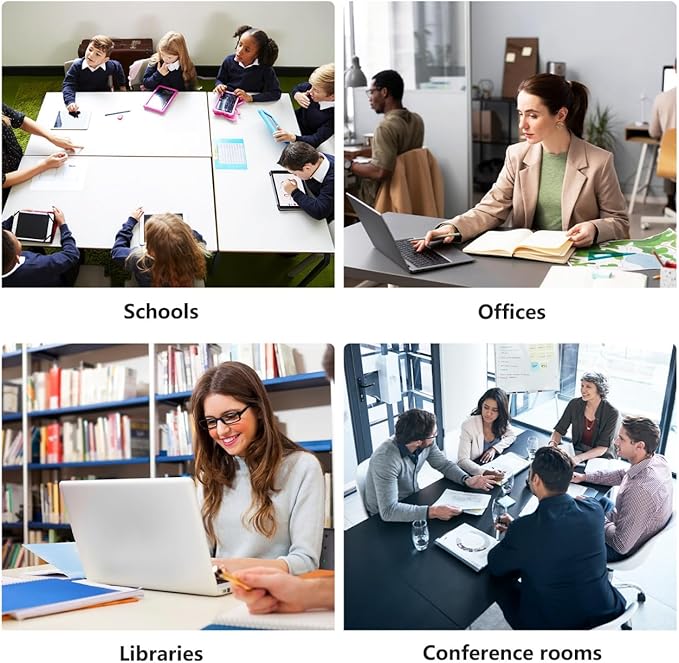Conference Room Table, Folding Conference Tables,Thicken Grey Tabletop,Flip Top Wooden Seminar Meeting Room Table for Conference Room Offices (6, Grey, 70.8”)