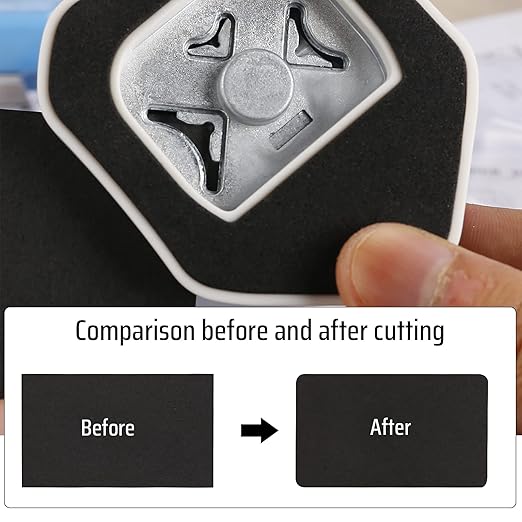 MyArTool 3 Way Corner Rounder Punch, 4mm, 7mm, 10mm 3 in 1 Corner Cutter for Paper Crafts, DIY Projects, Laminate, Photo Corner, Card Making and Scrapbooking