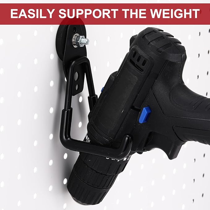 Landhoow Large Magnetic Hooks Heavy Duty Garage Magnet Hooks Strong Storage Utility Magnetic Hangers with Anti Slip Rubber Coating for Indoor and Outdoor Hanging(Black,26 Pcs)