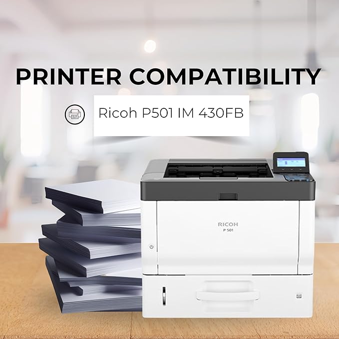 Toner Pros TM Compatible Ricoh 418446 High-Yield Black Toner Cartridge ā Replacement for Ricoh P501, P 501H & IM 430FB Printers - 14,000 Pages, 1 Pack