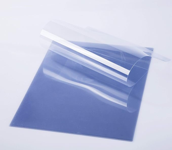 BNC 7 Mil 8-1/2 x 11 Inches, Letter Size PVC Binding Covers - Pack of 100, Clear