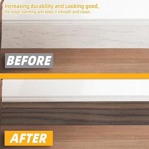GSCIT Club Wood Grain Repair Tape, 2.3 inch X 100ft Self Adhesive Walnut Grain Repair Patch for Tables, Chairs, Baseboards, Doors, Windows, Floors, Handicraft DIY.