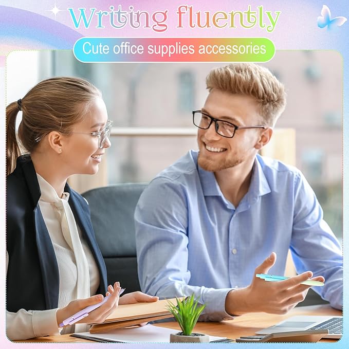 Epakh Gel Pens, 10 Pcs 0.5mm Quick Dry Black Ink Fine Point Smooth Writing Pens High End Series Retractable Aesthetic Ballpoint for Office School Supplies Women Men Gifts(Macaron Color,Classic)