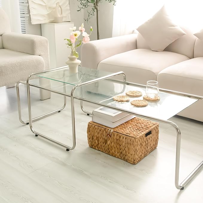 KOKODO Rectangular Water Hyacinth Basket with Lid for Organizing, Wicker Basket with Lid for Shelves and Closet, Handwoven Storage Basket with Lid and Handles