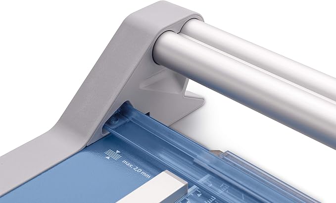 Dahle 554 Professional Rotary Trimmer, 28" Cut Length, 20 Sheet Capacity, Self-Sharpening, Dual Guide Bar, Automatic Clamp, German Engineered Paper Cutter