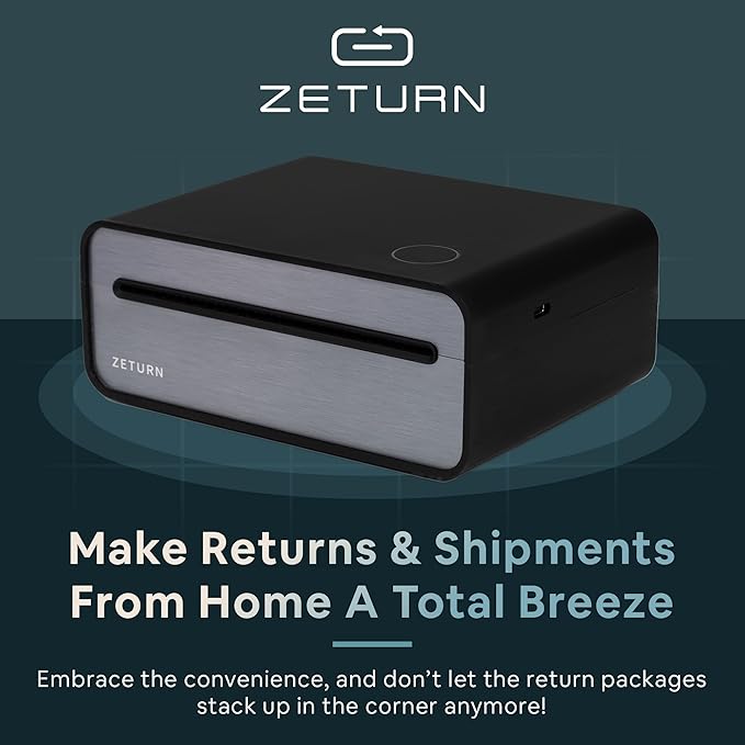 Wireless Return Label Printer – Compact, Battery-Powered & Easy-to-Use Package Returns from Home