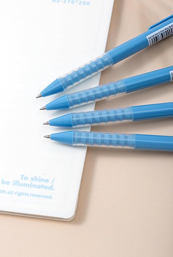 Retractable Gel Pens Clicker, Medium Point 0.7, Premium Comfort Grip for Note Taking, Journaling and Smooth Writing