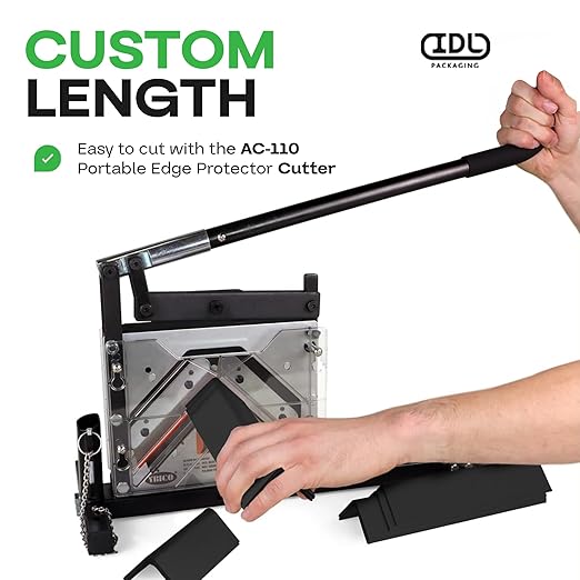 IDL Packaging 2” x 2” x 18” Cardboard Edge Protector (Pack of 20) - Corner Protectors for Shipping, Storage, & Moving – Reinforced Corner Guard Protection for Pallets, Wall Corners, & Furniture