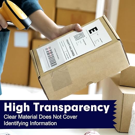 Packing Tape, 36 Rolls Clear Heavy Duty Packaging Tape with Dispensers for Packing Shipping Moving Mailing, Thicker Sealing Tape - 1.88" x 65 Yard Per Roll, 2340 Total Yards