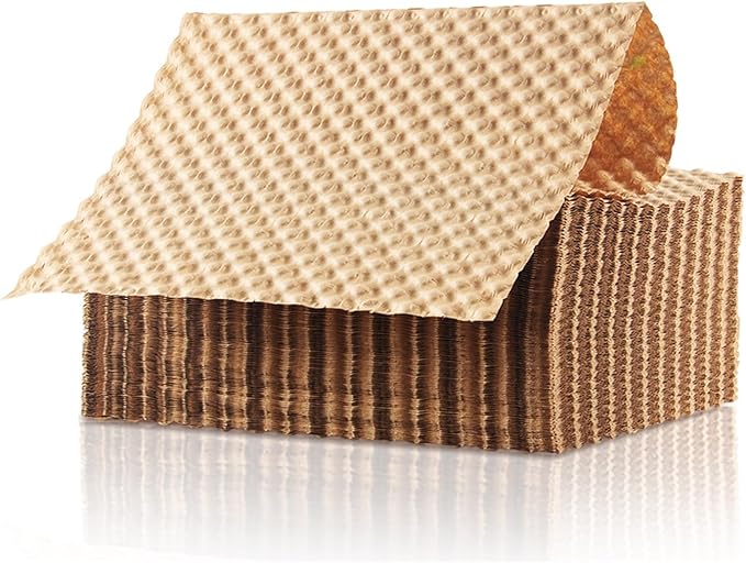 Bubble Paper Wrap 245ft*12in Packing Paper Sheets Durable Kraft Packing Paper for Moving Shipping and Storing Delicate Items Eco Friendly Packing Paper Alternative Paper Filler for Moving Boxes(Brown)