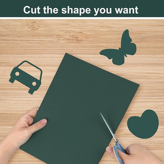 OcePor 50 Sheets Dark Green Cardstock Paper, Colored Printer Paper 8.5 x 11, Thick Construction for Cards Making, Scrapbook,Office Printing, Invitations, Certificates,DIY Crafting 92 lb/250gsm