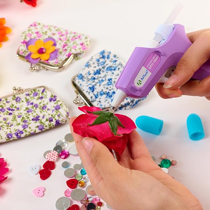 AdTech Mini Artistick 4" High Performance Stringless Hot Glue Sticks - 30 Sticks, Hi-Temp, Strong Bonding for Crafts, Repairs, and DIY Projects