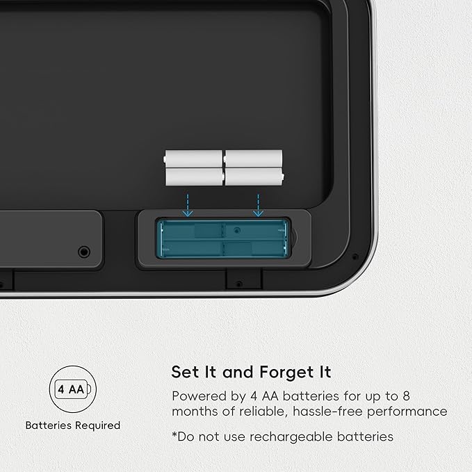 EKO Nova Sensor Trash Can, 21 Gallon/80 Liter Stainless Steel Rectangular Touchless Motion Sensor Trash Can, Matte Black