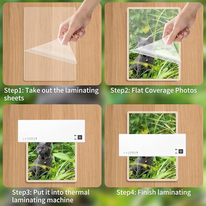 Laminating Sheets - 5Mil Thermal Laminating Pouches, 9"x11.5" Clear Laminate Sheets for Schedules, Menus, Certificates, Art Drawings, Round Corner, 1000 Pack