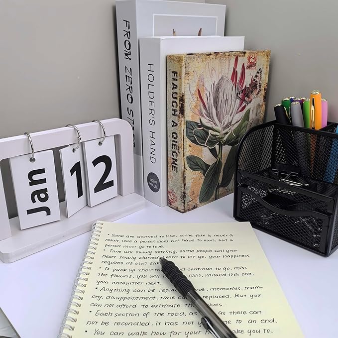 Fengtaiyuan Black Ink, 0.5mm, Retractable Gel Ink Rollerball Pens, Extra Fine, Comfortable Grip, Easy Hold, Writting Smooth, 12 Pack (BlackZS05P12)