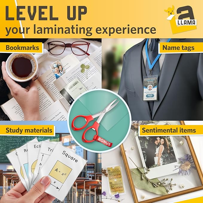 Thermal Laminating Pouches 9ā x 14.5ā, 5 Mil Thick, 20 Pack, Suited for Legal Size Laminating Sheets 8.5 x 14