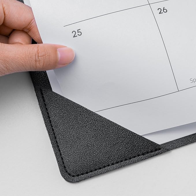 Nekmit Desk Calendar 2025-2026 with Desktop Mat, Large Desk Calendar Runs from Jul 2025 - Dec 2026, Big Desk Pad Calendar 21 x 16 1/2 Inches for Home and Office