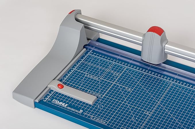 Dahle 446 Premium Rotary Trimmer, 36" Cut Length, 25 Sheet Capacity, Self-Sharpening, Automatic Clamp, German Engineered Paper Cutter