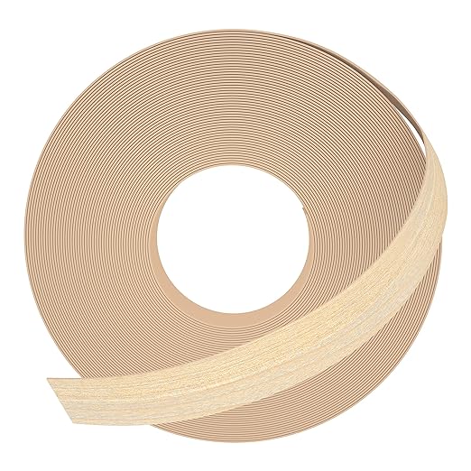GSCIT Club Maple Edge Banding, 3/4 inch x 100ft roll of Veneer Edge Banding Preglued Flexible, Wood Tape Banding for Cabinet Repair Furniture