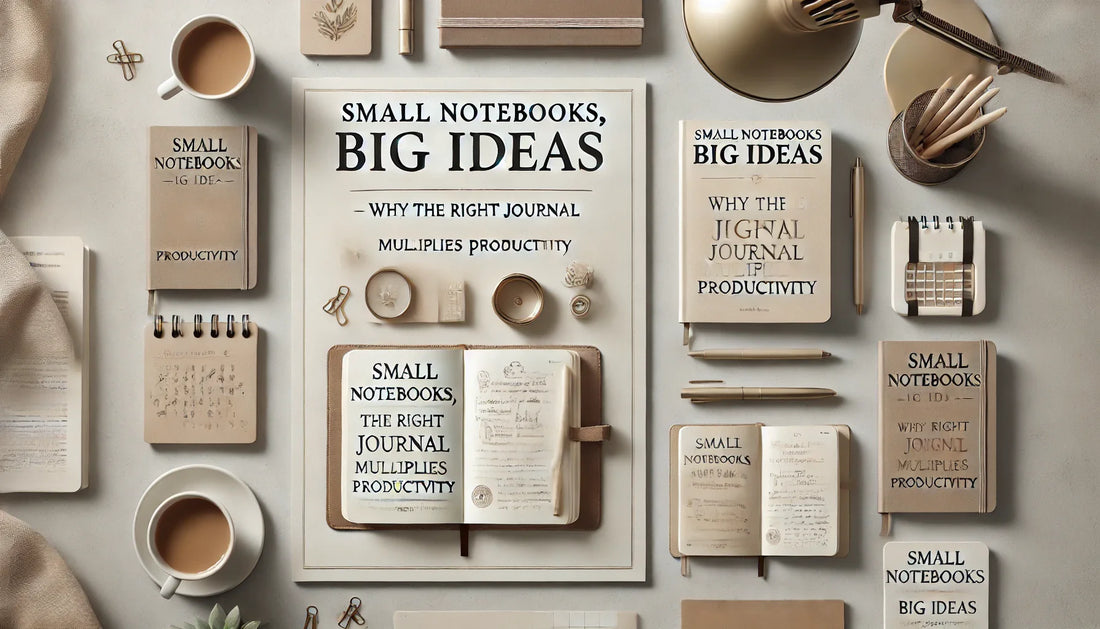 Small Notebooks, Big Ideas — Why the Right Journal Multiplies Productivity